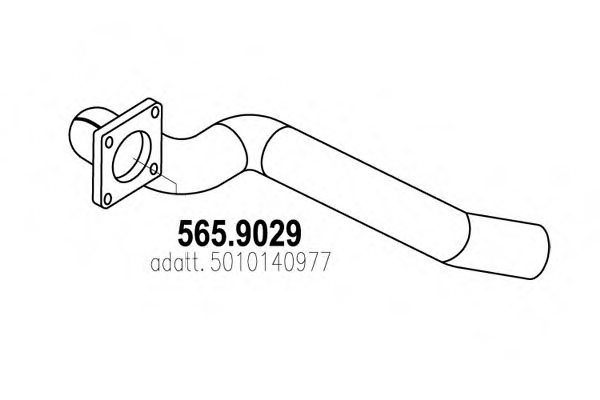 ASSO 565.9029 Exhaust Pipe